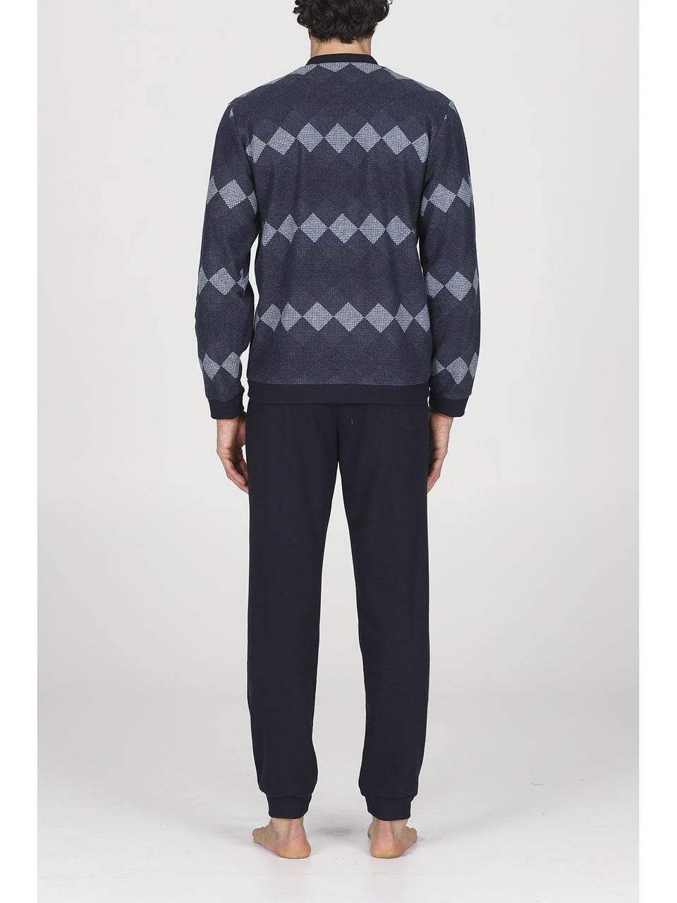 Pigiama Serafino Uomo Noventa JAL453 Julipet - evabiancheria